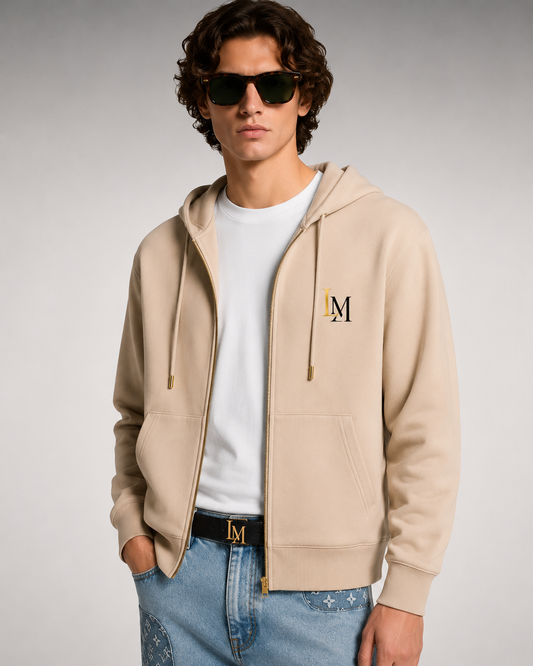 Luximara Signature Zipped Hoodie